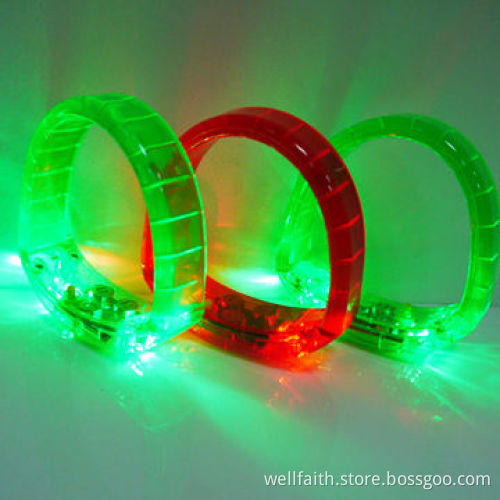 Funky LED flashing bracelets